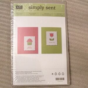 Stampin Up! Cross stitch card set